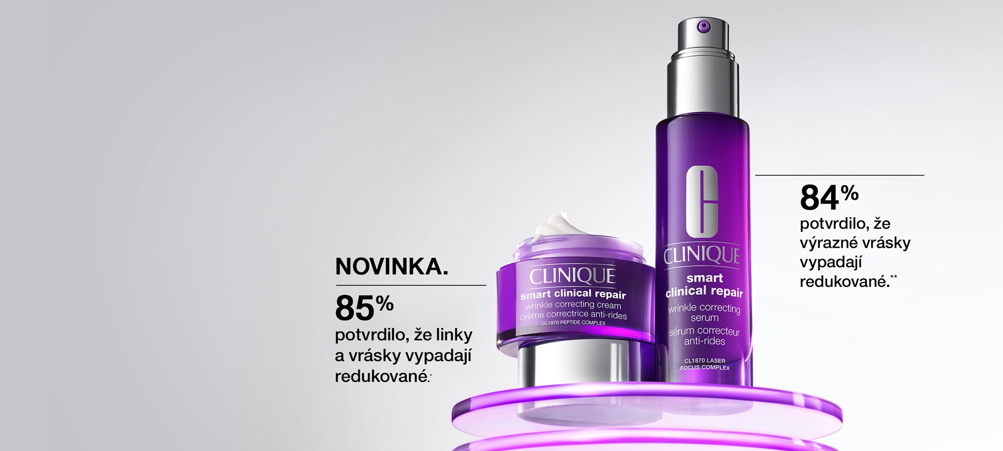 Nový Clinique Smart Clinical Repair™ Wrinkle Correcting Cream