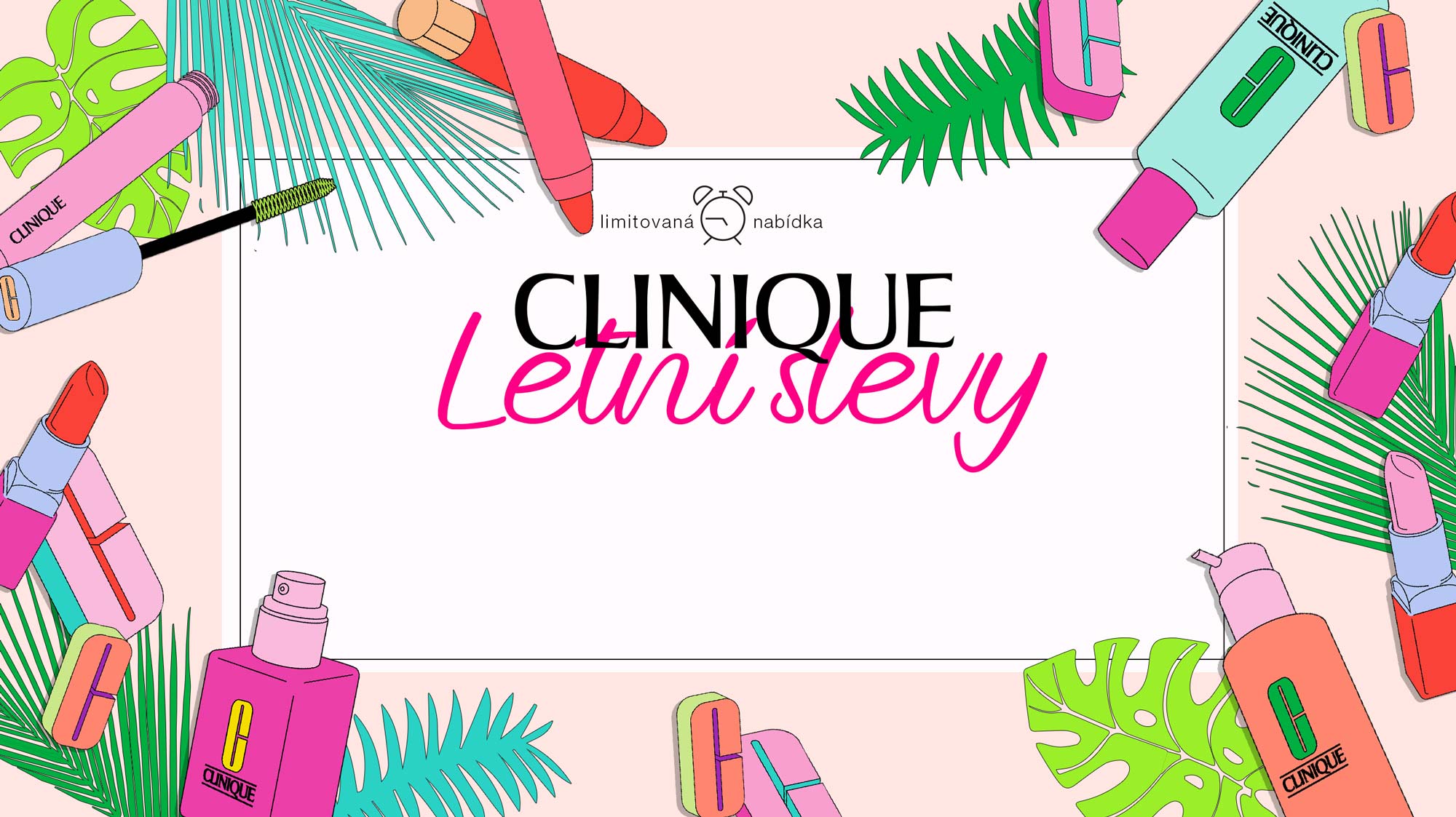 Letni slevy v Clinique - až 50% sleva na vybrané produkty