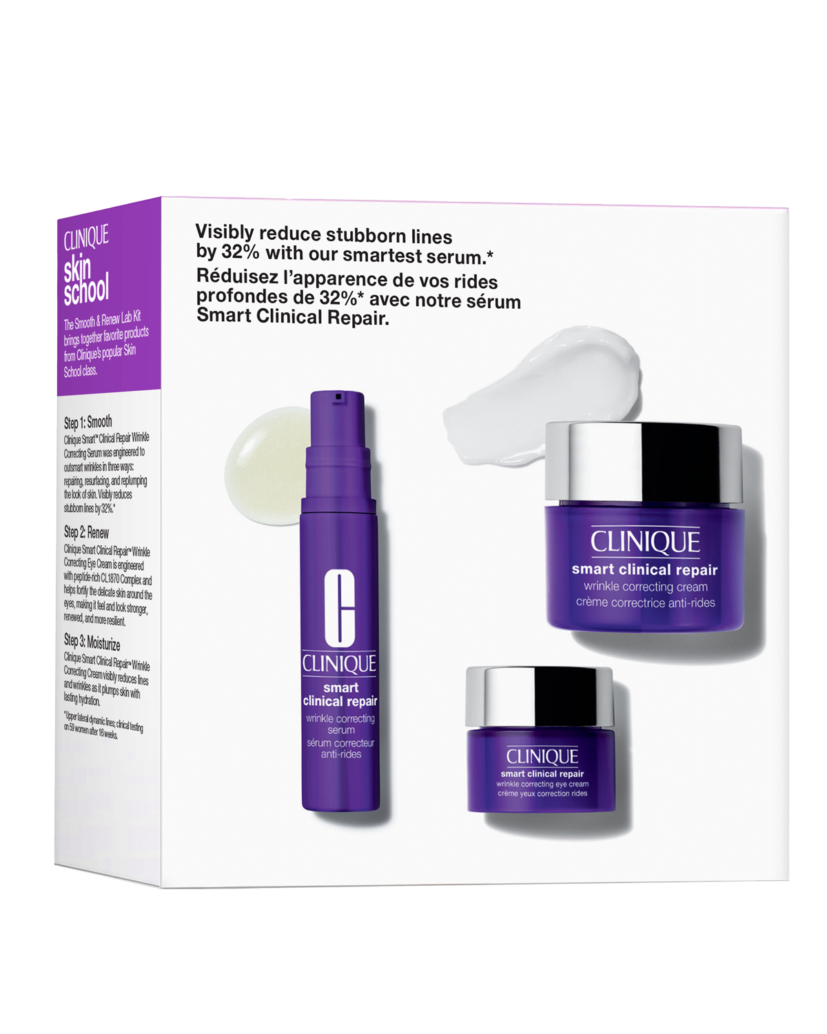 Set Skin School: Smart & Renew Lab