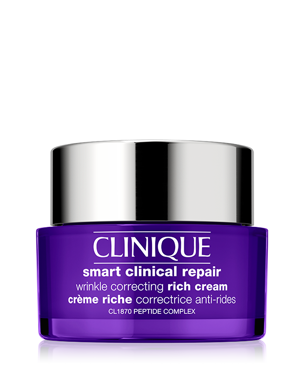 Vyživující krém Clinique Smart Clinical Repair™ Wrinkle Correcting Rich Cream, Účinný krém pro pokročilou anti-age péči o suchou pleť viditelně obnovuje, posiluje a hydratuje.